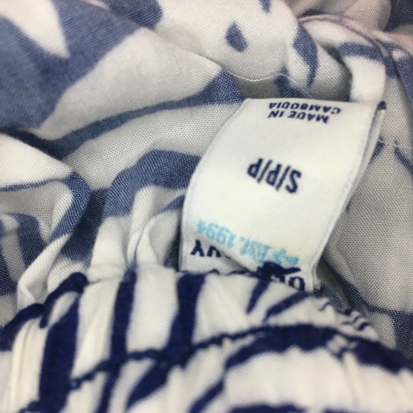 Old Navy blue and white floral dress - Picture 5 of 6